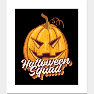 Pumpkin Halloween Squad Posters and Art